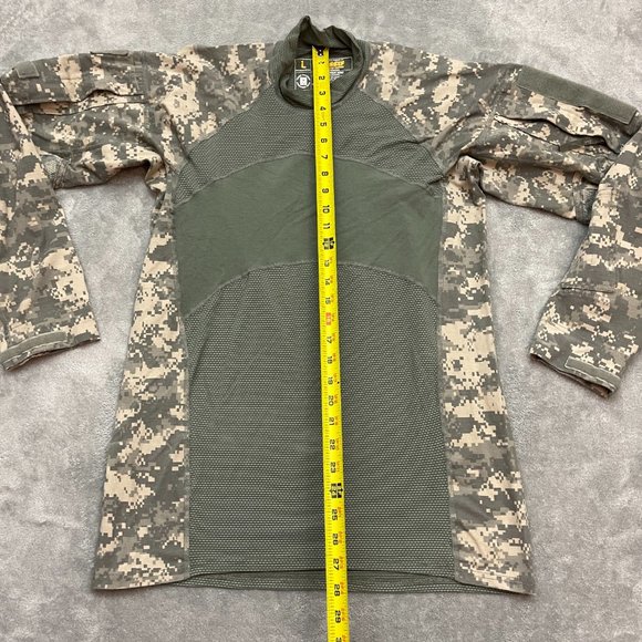 US Army Men's LARGE ACS Combat Long Sleeve Shirt MASSIF Mountain Gear Clean - Picture 4 of 8